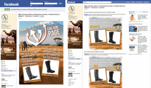 Contest Aigle Canada on Facebook image
