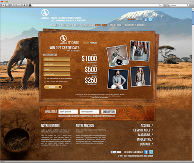 Concours Viral pour Aigle Canada