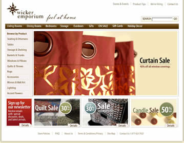 Wicker Emporium website