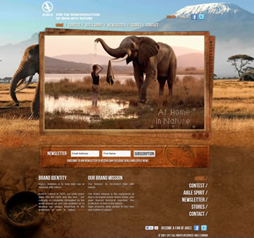 Aigle Canada Website Design
